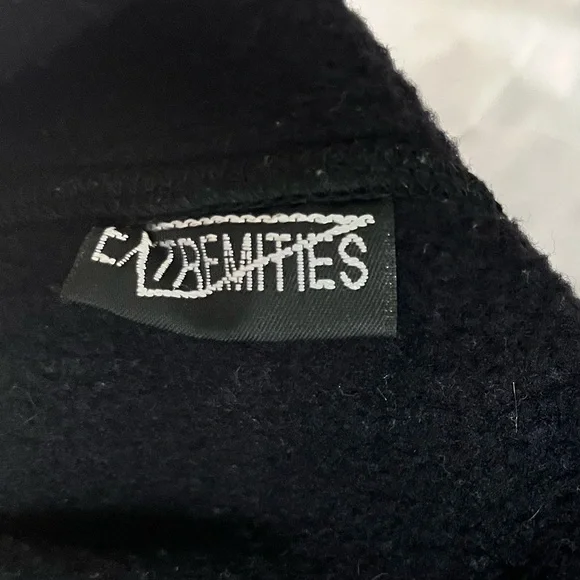 Extremities Black Fleece Hood neck warmer gaitor cinch Scarf Adjustable Unisex - Picture 5 of 6